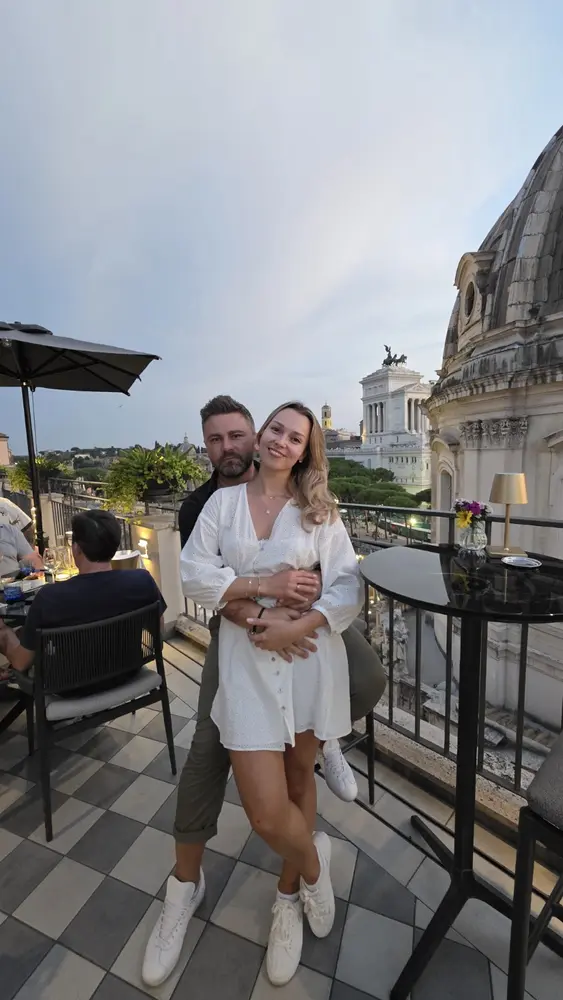Michał i Maria w Rzymie